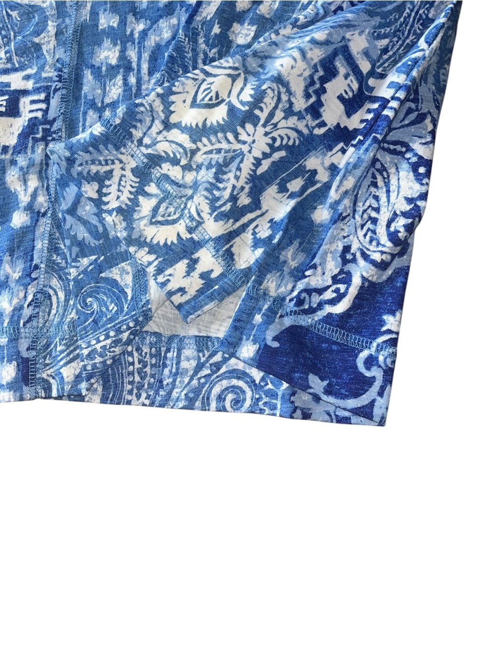 habitat Swing Top Paisley/Aztec Blue and White Pattern Size Large - Picture 6 of 9